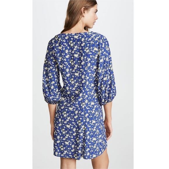 Rolla’s x Free People | Valerie Rambling Rose Dress in French Blue Size Small - Picture 3 of 14